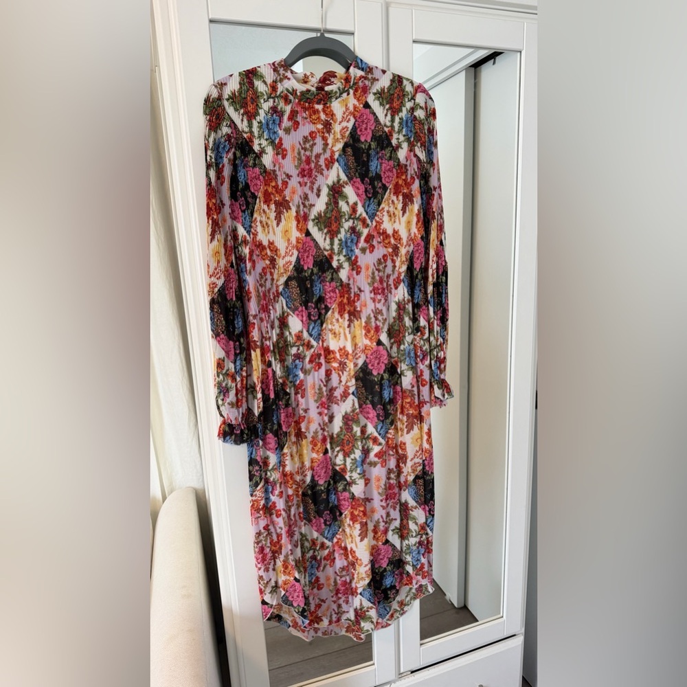 Anthropologie Patchwork Long sleeve Dress